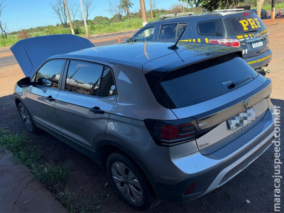 PRF recupera veículo em Nova Alvorada do Sul (MS)