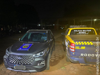 BPMRv recupera em menos de 48 horas veículo roubado na MS-162