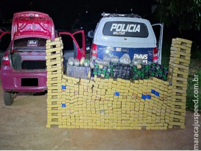 Jovem de 18 anos é preso com quase 600 quilos de maconha