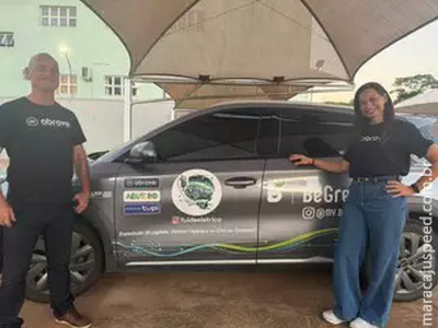 Da Argentina ao Brasil, casal cruza estradas de carro elétrico