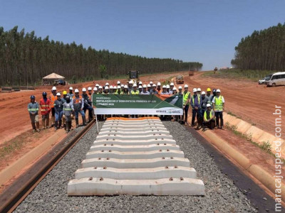 Gigante da celulose começa penúltima etapa do ramal ferroviário