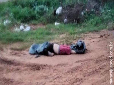 Homem é encontrado morto com mãos amarradas em estrada vicinal