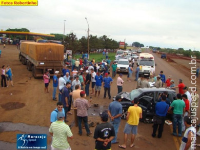 Morte na BR 267 em frente ao Posto 13