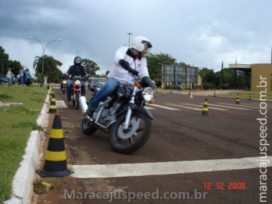 Fotos do Curso de Pilotagem para motos.