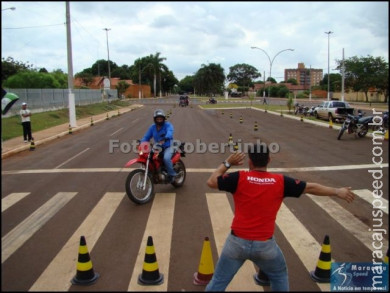 Fotos do Curso de Pilotagem para motos.