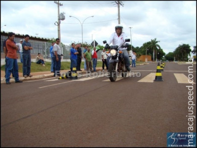 Fotos do Curso de Pilotagem para motos.