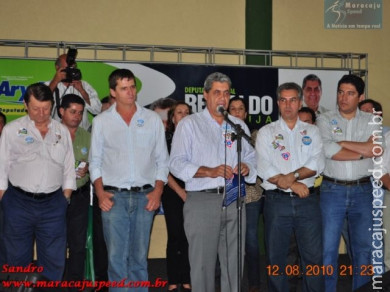 Lançamento da candidatura para Deputado Federal do Reinaldo Azambuja e para Deputado Estadual do Ary