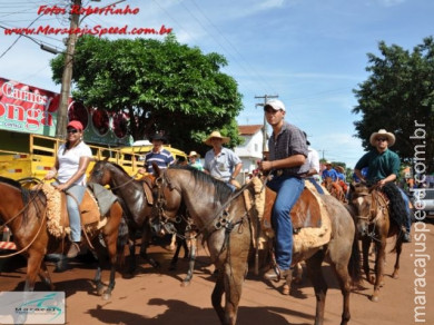 Marca Cabeça realiza cavalgada anunciando a 6ª Etapa do Rodeio Nacional Maracaju