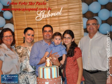 Aniversário de 01 ano de Gabriel, festa realizada no salão da Igreja Batista no último dia 12/08/201