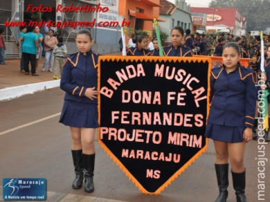 Desfile cívico foi realizado em Maracaju em comemoração a Independência do Brasil