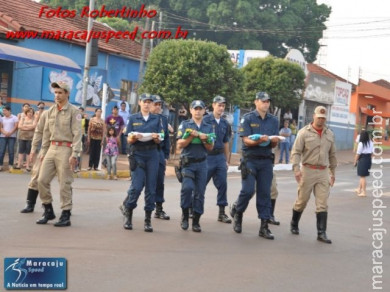 Desfile cívico foi realizado em Maracaju em comemoração a Independência do Brasil
