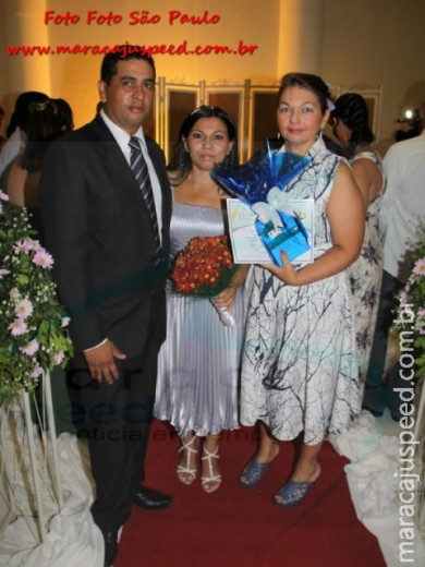 Festa Casamento funcionários Grupo Água Tirada realizado no Evas Buffet.