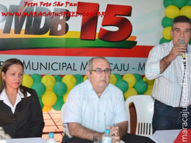 PMDB de Maracaju realizou coletiva a imprensa e apresentou pré-candidatos