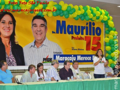 PMDB de Maracaju homologa candidatura de Dr. Maurílio e Eliane Simões com Chapa Pura