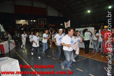 Abertura dos jogos escolares da E. E. Manoel Ferreira de Lima