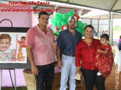 Aniversário de Luiza Corrêa - 1 ano de idade, filha de Luiz Henrique e Myami