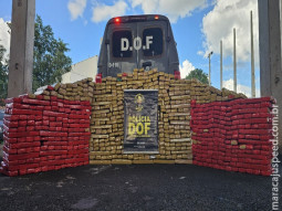 DOF apreende mais de 600 quilos de drogas em Maracaju