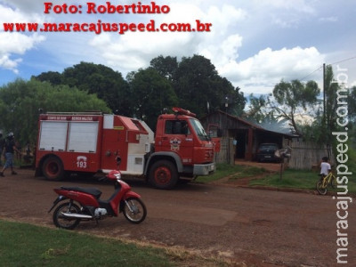 Maracaju: Incêndio em uma residência na Vila Juquita