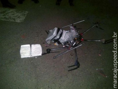 Drone com carga de droga cai na fronteira entre Mexico e EUA