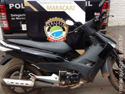 Maracaju: Polícia Civil recupera motocicleta furtada em Dourados