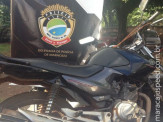 Maracaju: Polícia Civil recupera motocicleta furtada, apreende arma de fogo e prende receptador