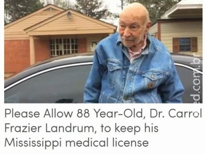 Médico de 88 anos pode perder licença por atender pacientes em carro
