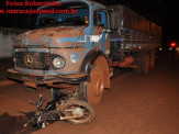 Maracaju: Motociclista colide frontalmente com caminhão na Rua Comandante Camisão e vai a óbito
