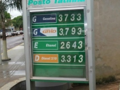 Diferença da gasolina no centro em Dourados para zona rural é de R$ 0,30 o litro