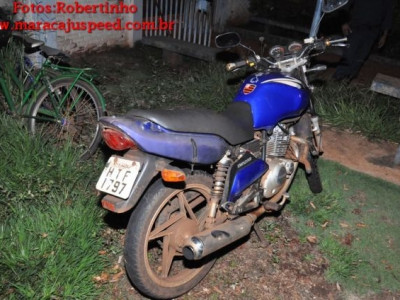 Maracaju: Motocicleta é encontrada abandonada na Rua Benjamim Constant