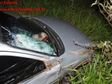 Maracaju: Colisão entre carro e moto na BR-267 deixa homem gravemente ferido