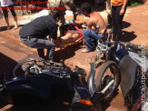 Maracaju: Colisão envolvendo duas motocicletas, próximo a “Biquinha” deixa jovem ferida