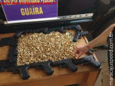 PRF realiza apreensão de 16 pistolas da marca Glock e munições na Ponte Ayrton Senna em Guaíra/PR