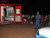 Maracaju: Acidente na antiga Rua Noroeste deixa motociclista com fratura exposta