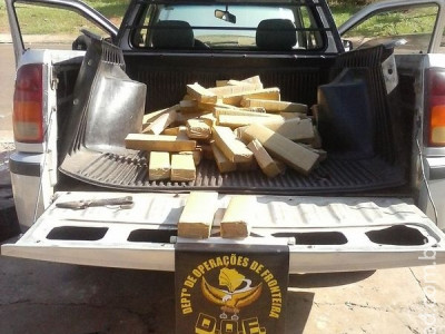 DOF prende vidraceiro com noventa quilos de maconha na região de Amambaí