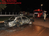 Maracaju: Veículo deixa jovens nervosos e é incendiado próximo a “nova” rodoviária