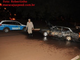 Maracaju: Veículo deixa jovens nervosos e é incendiado próximo a “nova” rodoviária