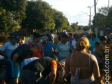 Maracaju: Bombeiros atendem motociclista que sofreu traumatismo craniano em acidente na Vila Juquita
