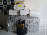 PRF apreende contrabando de cigarros e carga de maconha