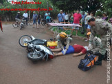 Maracaju: Colisão entre motocicletas na Vila Juquita