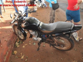 Maracaju: Pedestre é atropelada por motociclista na Rua Franklin Ferreira Ribeiro