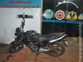 Maracaju: Polícia Militar encontra motocicleta com placas do Paraguai abandonada