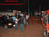 Maracaju: Colisão entre entregador de gás e veículo, lança botijão em terceiro veículo
