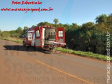 Maracaju: Condutora perde controle de veículo na rodovia MS-162 e voa para interior de brejo