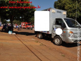 Maracaju: Motoboy menor de idade colidi com caminhão baú na Vila Juquita
