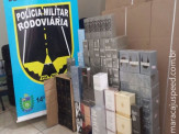 Maracaju: PRE apreende mercadorias de contrabando na MS 164