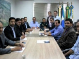Comandante do CPA-1 participa de reunião com vereadores de Maracaju