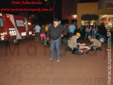 Maracaju: Colisão entre entregador de gás e veículo, lança botijão em terceiro veículo