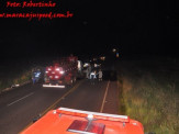 Maracaju: Acidente próximo à Vista Alegre envolve reboque, dois veículos e sete vítimas