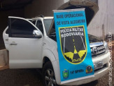 Maracaju: PRE BOP Vista Alegre recupera veículo Hilux dublê
