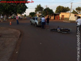 Acidente na Av. Marechal Floriano Peixoto envolve Strada e motocicleta (assista)